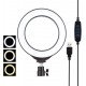 16cm LED Ring Vlogging Photography Video Lights with Mobile Clamp&Light Stand