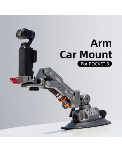 Car Shock Mount For DJI Osmo Pocket 3 Vehicle Shock Absorption Bracket