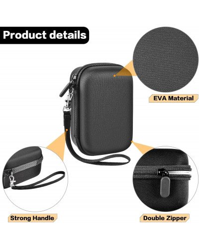 Digital Camera Case for Vlogging Camera for Canon PowerShot G7X Mark II/III/Sony ZV-1/ZV-1F/ZV-1 II