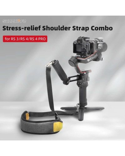 Adjustable Sling Handgrip Gimbal Sling Handle Weight-Reducing Shoulder Strap Stabilizer Belt Neck Lanyard for RS 3/RS 4/RS 4 PRO Adjustable Sling Handgrip Gimbal Sling Handle Weight-Reducing Shoulder Strap Stabilizer Belt Neck Lanyard for RS 3/RS 4/RS 4 PRO