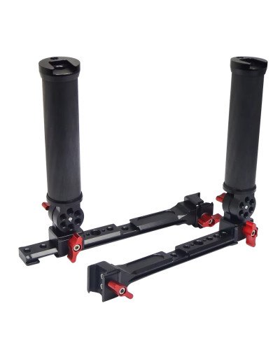 Stabilizer Dual Handle Grip Extension Arm Adjustable Light Monitor Bracket Stand For RS2/RSC2/RS3 Mini/RS3/RS4 Pro Stabilizer Dual Handle Grip Extension Arm Adjustable Light Monitor Bracket Stand For RS2/RSC2/RS3 Mini/RS3/RS4 Pro
