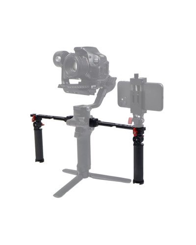 Stabilizer Dual Handle Grip Extension Arm Adjustable Light Monitor Bracket Stand For RS2/RSC2/RS3 Mini/RS3/RS4 Pro Stabilizer Dual Handle Grip Extension Arm Adjustable Light Monitor Bracket Stand For RS2/RSC2/RS3 Mini/RS3/RS4 Pro