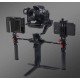 Stabilizer Dual Handle Grip Extension Arm Adjustable Light Monitor Bracket Stand For RS2/RSC2/RS3 Mini/RS3/RS4 Pro