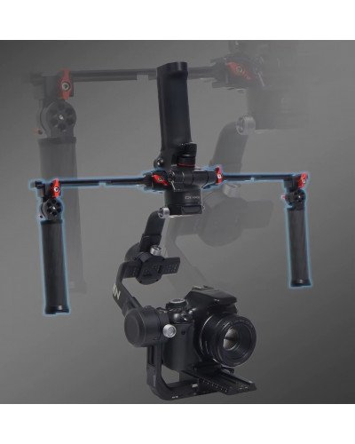 Stabilizer Dual Handle Grip Extension Arm Adjustable Light Monitor Bracket Stand For RS2/RSC2/RS3 Mini/RS3/RS4 Pro Stabilizer Dual Handle Grip Extension Arm Adjustable Light Monitor Bracket Stand For RS2/RSC2/RS3 Mini/RS3/RS4 Pro