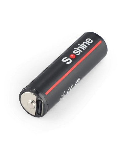 USB Type-C 2600mWh Lithium Battery AA 4Pc Rechargeable Batteries