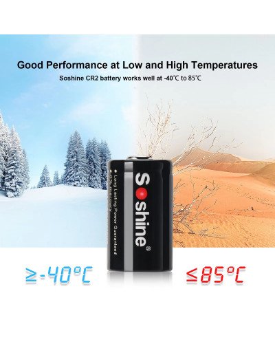 CR2 3V Primary Lithium Battery Non-Rechargeable Battery 3-Volt 1000mah 4Pc