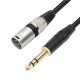 XLR Male To 6.5mm 1/4" TRS Male to XLR Male Balanced Audio Cable 2M XLR Male To 6.5mm 1/4" TRS Male to XLR Male Balanced Audio Cable 2M