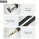 XLR Male To 6.5mm 1/4" TRS Male to XLR Male Balanced Audio Cable 5M