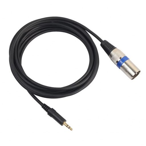 XLR Male To 3.5mm Jake Stereo Male Plug Connector Cable to Microphone XLR Audio 3Pin Jack Speaker 3M