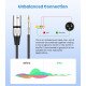 XLR Male to 3.5mm Cable Unbalanced Mini Jack 1/8 inch to XLR Male Adapter Microphone Cable 3M