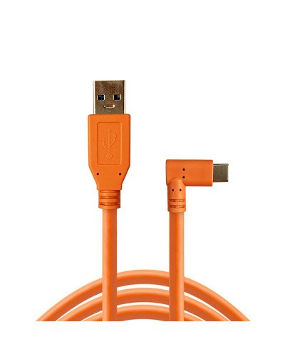 USB 3.0 to Type-C High-Visibility Orange Cable 1.5M