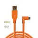 USB 3.0 to Type-C High-Visibility Orange Cable 1.5M