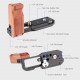 LEFTFOTO ZV-1 II Handgrip L Bracket Wooden Side Handle for Sony ZV-1 II/ZV-1/ZV1F/ZV-1M2/ZV-1 Mark II