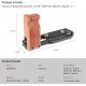 LEFTFOTO ZV-1 II Handgrip L Bracket Wooden Side Handle for Sony ZV-1 II/ZV-1/ZV1F/ZV-1M2/ZV-1 Mark II