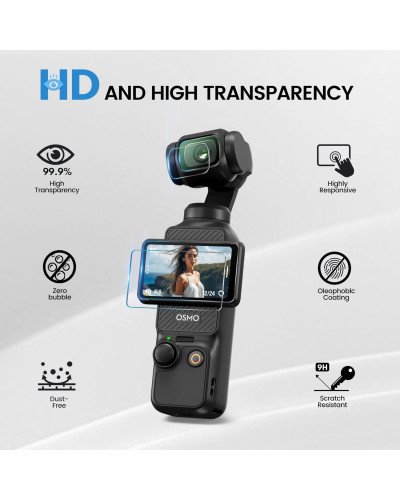 Tempred Glass For DJI Osmo Pocket 3 (2 Pack)