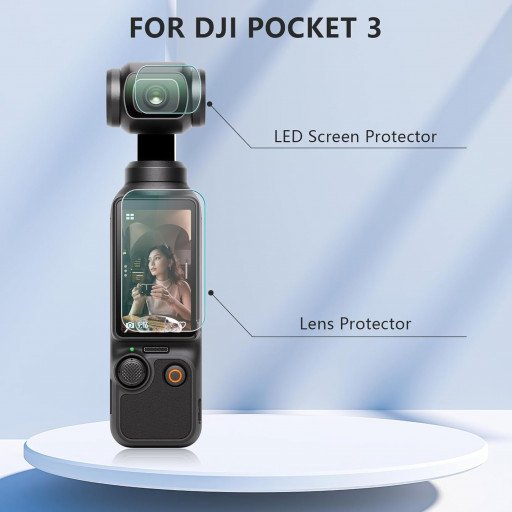 Tempred Glass For DJI Osmo Pocket 3 (2 Pack)