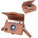 Leather Camera Case for FUJIFILM Instax Mini Evo With Shoulder Strap (Brown) Leather Camera Case for FUJIFILM Instax Mini Evo With Shoulder Strap (Brown)