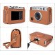 Leather Camera Case for FUJIFILM Instax Mini Evo With Shoulder Strap (Brown) Leather Camera Case for FUJIFILM Instax Mini Evo With Shoulder Strap (Brown)
