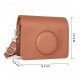 Leather Camera Case for FUJIFILM Instax Mini Evo With Shoulder Strap (Brown) Leather Camera Case for FUJIFILM Instax Mini Evo With Shoulder Strap (Brown)