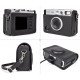 Leather Camera Case for FUJIFILM Instax Mini Evo With Shoulder Strap (Black) Leather Camera Case for FUJIFILM Instax Mini Evo With Shoulder Strap (Black)