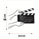 Director Film Movie Cut Action Scene Slateboard Clapper Board 20x18cm
