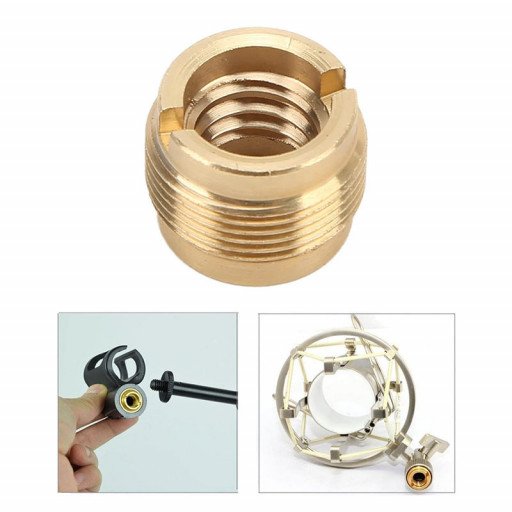 Mic Stand Adapter 3/8" Female to 5/8" Male Thread Screw Adapter