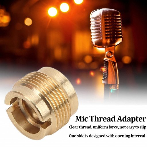Mic Stand Adapter 3/8" Female to 5/8" Male Thread Screw Adapter