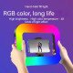 YM-200 RGB Rechargeable 20W Selfie Portable Ring Light Phone Adjustable Fill Ring Light