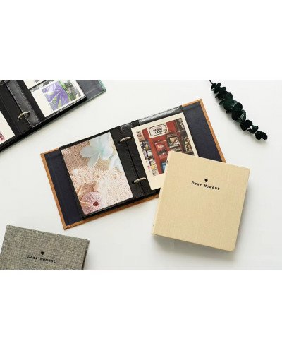 Instax Mini Film Photo Book Album 100 Pockets for Fujifilm Instax Film 7/8/9/10/11/12/Evo (Pink)