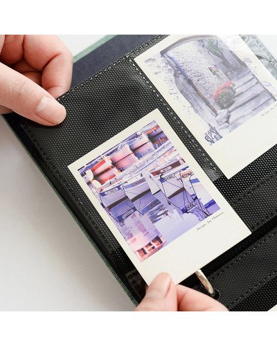 Instax Mini Film Photo Book Album 100 Pockets for Fujifilm Instax Film 7/8/9/10/11/12/Evo (Pink)