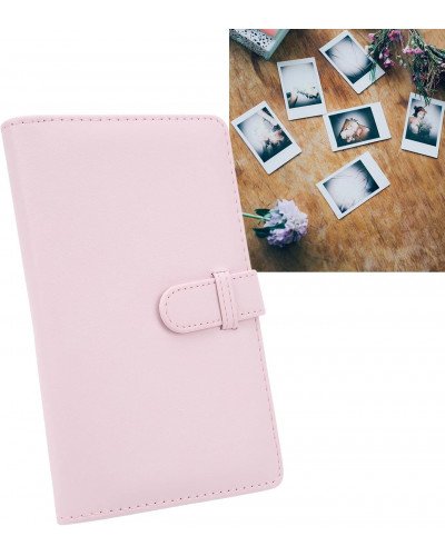 Instax Mini Film Photo Book Album 108 Pockets for Fujifilm Instax Film 7/8/9/10/11/12/Evo (Blossom Pink)
