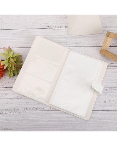 Instax Mini Film Photo Book Album 108 Pockets for Fujifilm Instax Film 7/8/9/10/11/12/Evo (Clay White)