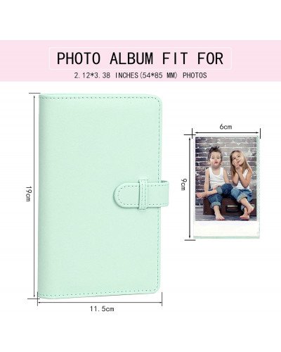 Instax Mini Film Photo Book Album 108 Pockets for Fujifilm Instax Film 7/8/9/10/11/12/Evo (Clay White)