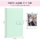 Instax Mini Film Photo Book Album 108 Pockets for Fujifilm Instax Film 7/8/9/10/11/12/Evo (Clay White)