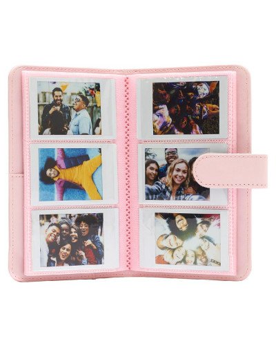 Instax Mini Film Photo Book Album 108 Pockets for Fujifilm Instax Film 7/8/9/10/11/12/Evo (Blossom Pink)