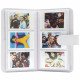 Instax Mini Film Photo Book Album 108 Pockets for Fujifilm Instax Film 7/8/9/10/11/12/Evo (Clay White)