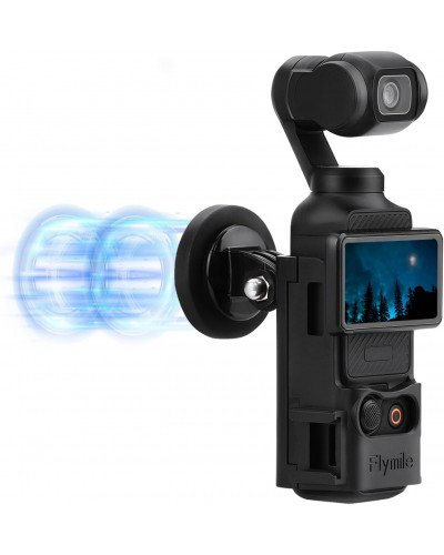 Pocket 3 Magnetic Mount Magnet Bracket Expansion Adapter Holder with Cold Shoe