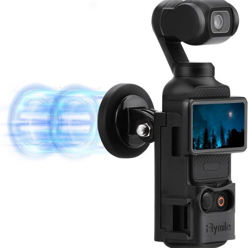 Pocket 3 Magnetic Mount Magnet Bracket Expansion Adapter Holder with Cold Shoe