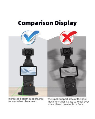 Camera Mount Stand Base PLUS for DJI OSMO Pocket 3 Desktop Stable Bracket