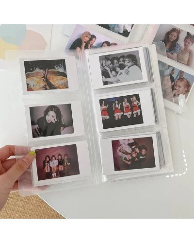 Instax Mini Film Transparent Photo Book Album 240 Pockets for Fujifilm Instax Film 7/8/9/10/11/12/Evo
