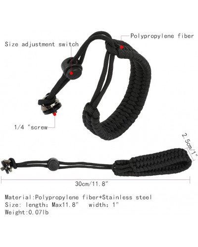 Camera Wrist Strap Lanyard Adjustable Nylon Hand Wrist Straps for DJI Osmo Pocket 3 and Camera