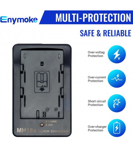 MH-18a Battery Quick Charger for Compatible with Nikon EN-EL3 EN-EL3e