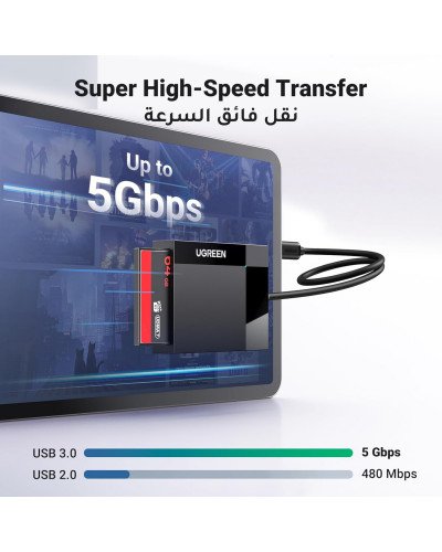 UGREEN 4in1 USB-C Card Reader For SD/TF/CF/MS Quad Card Reading UGREEN 4in1 USB-C Card Reader For SD/TF/CF/MS Quad Card Reading