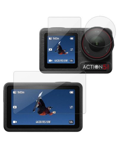 Tempered Glass LCD Screen Protector for DJI Osmo Action 5 Pro Tempered Glass LCD Screen Protector for DJI Osmo Action 5 Pro