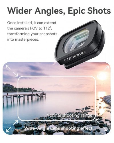 Wide-Angle Lens for DJI Osmo Pocket 3 Wide-Angle Lens for DJI Osmo Pocket 3