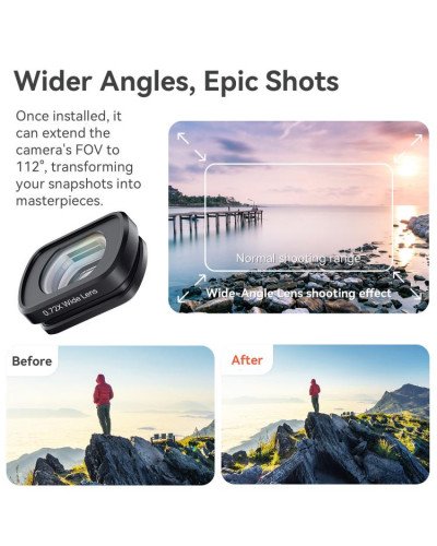 Wide-Angle Lens for DJI Osmo Pocket 3 Wide-Angle Lens for DJI Osmo Pocket 3