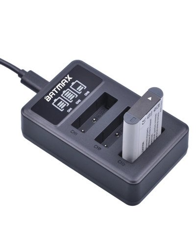 NP BX1 USB 3 Slots Camera Battery Charger