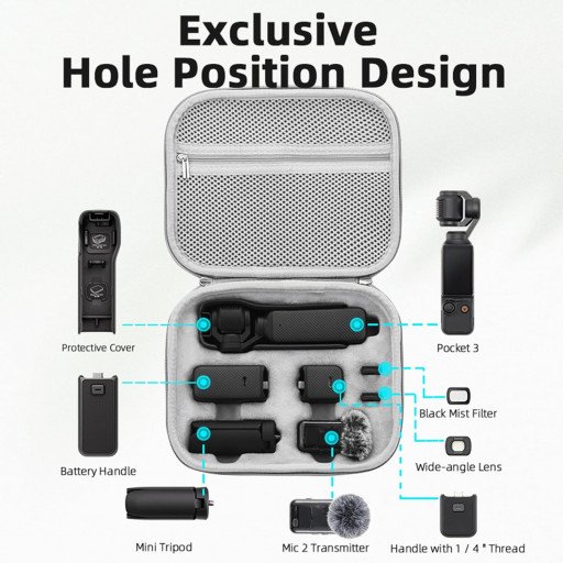 Shockproof Portable Shoulder Bag Case for DJI Osmo Pocket 3