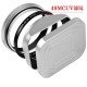 Square Metal Lens Hoods Lens Caps for FUJIFILM X100 Series X100/X100V/X100VI/X100F/X100S/X100T With MC UV Filter 49mm (Silver)