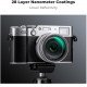 K&F Concept Nano-X MCUV Filter, Hood, and Cap for FUJIFILM X100 Series (Silver)